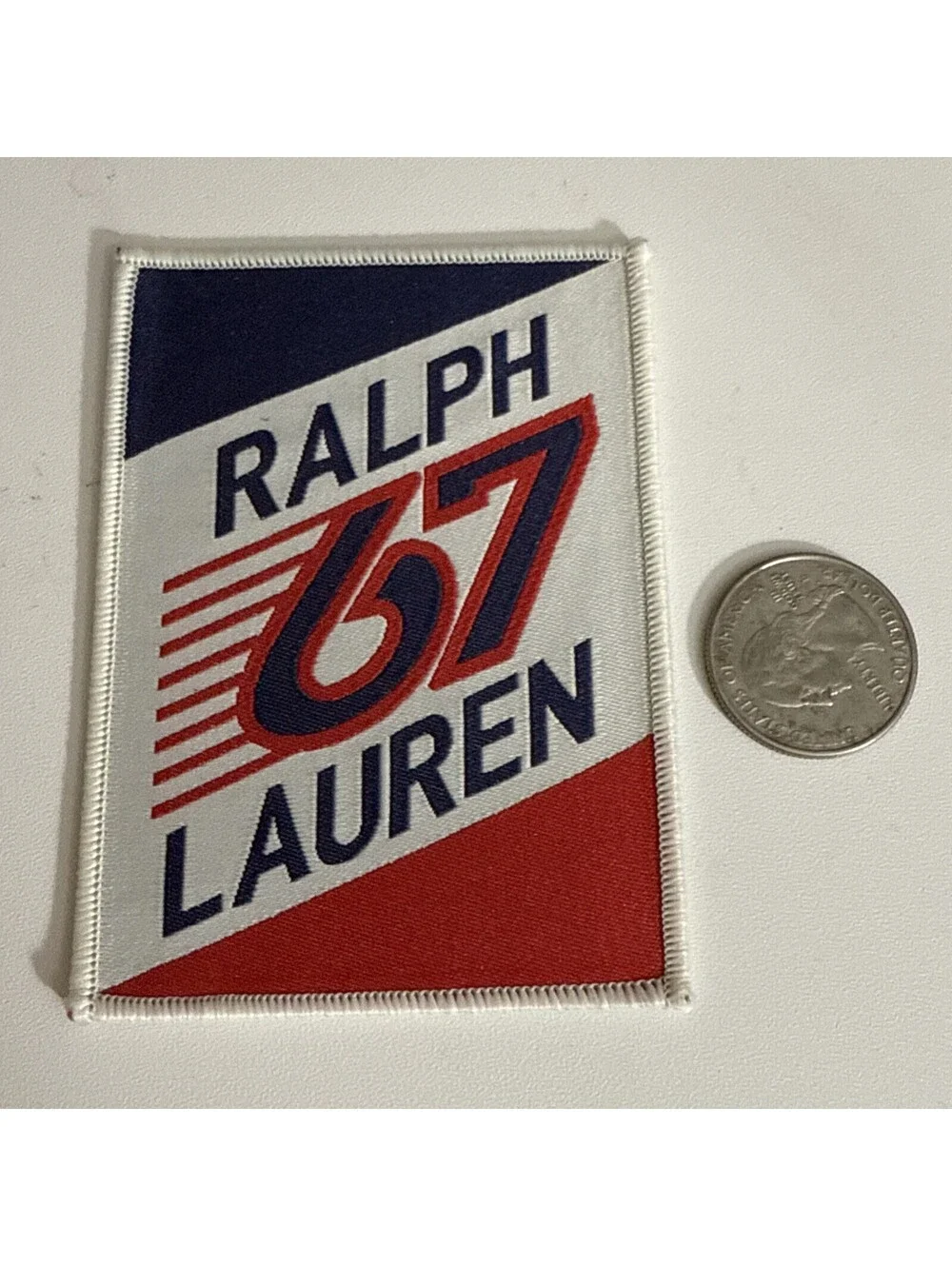 LARGE POLO RALPH LAUREN PATCHES 67 3.5 X 2.5 INCH